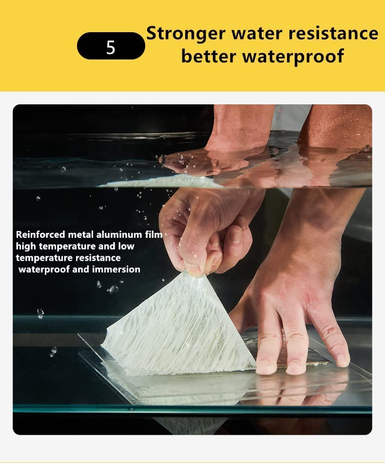 Foil Tape- Aluminium Foil Waterproof Sealan Tape for RV Repair, Window