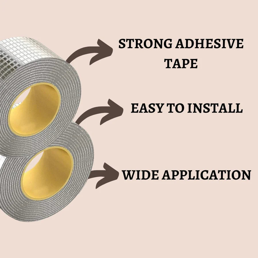 Foil Tape- Aluminium Foil Waterproof Sealan Tape for RV Repair, Window